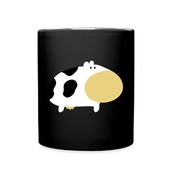 Vache - Mug uni - noir - Devant