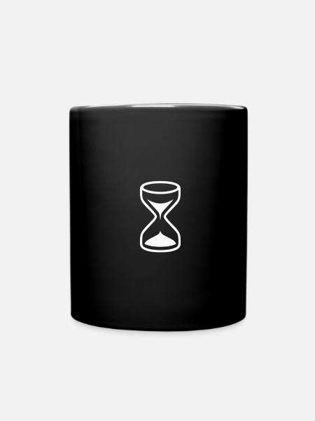 The hourglass - Full Colour Mug - black