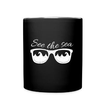 Surf Surfers Surf Hawaii Sports nautiques - Mug uni - noir - Devant