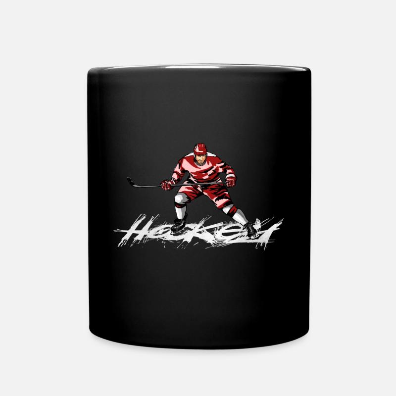 hockey - Mug uni - noir