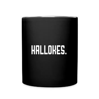Hallokes - Mug uni - noir - Devant