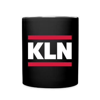 KLN | COLOGNE DESIGN - Full Colour Mug - black - Front