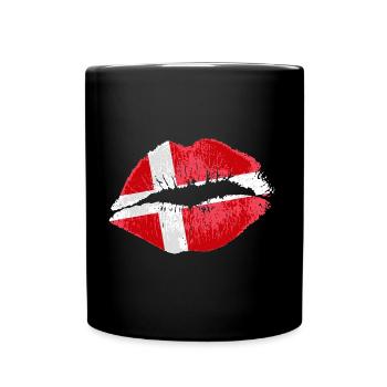Kuss (Denmark - Full Colour Mug - black - Front