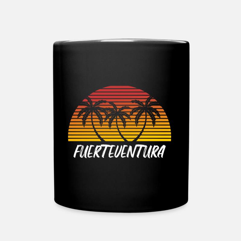 Fuerteventura - Tasse einfarbig - Schwarz
