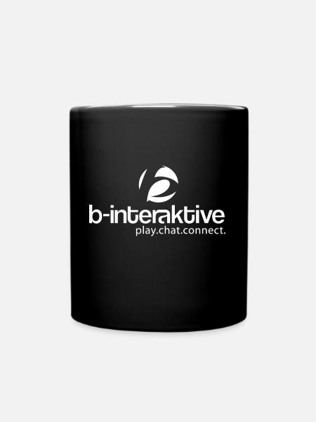 b-interactive logo - Full Colour Mug - black