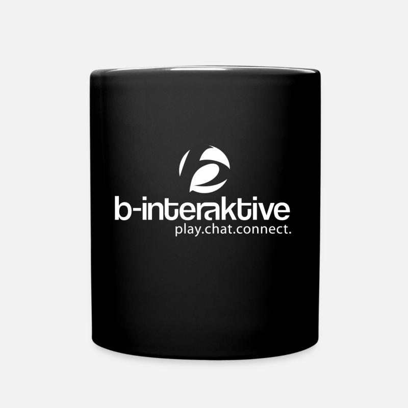b-interaktive Logo - Tasse einfarbig - Schwarz