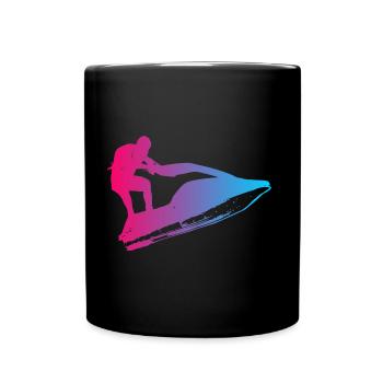 Jet ski - Mug uni - noir - Devant