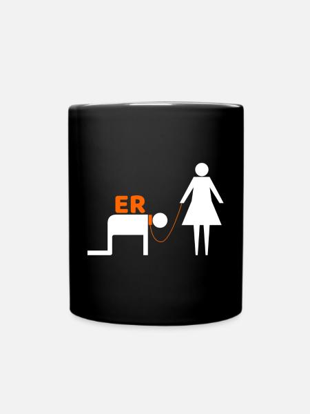 Nuit de poule - Mug uni - noir