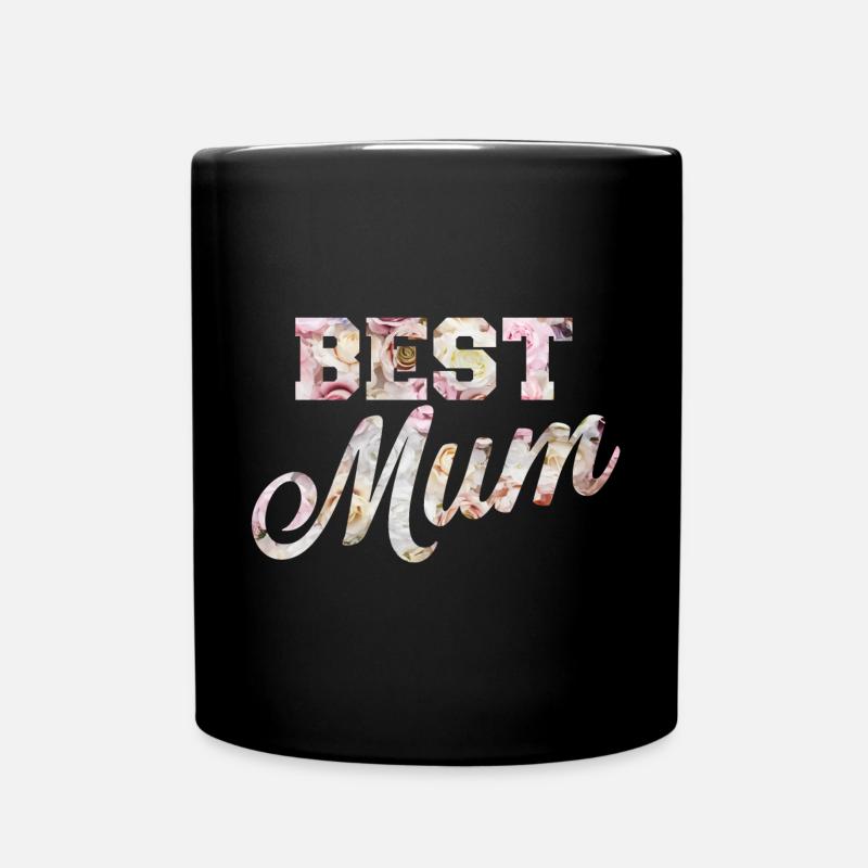 best mum - Full Colour Mug - black