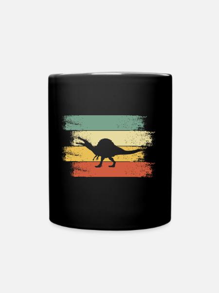 Dino Sohn Junge - Tasse einfarbig - Schwarz