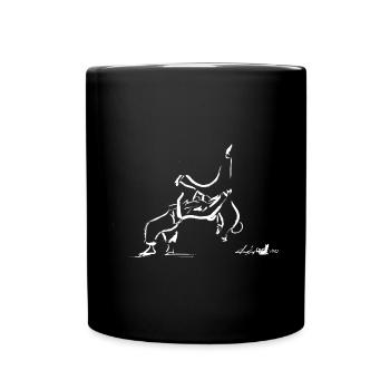 JUDO URA NAGE - Full Colour Mug - black - Front