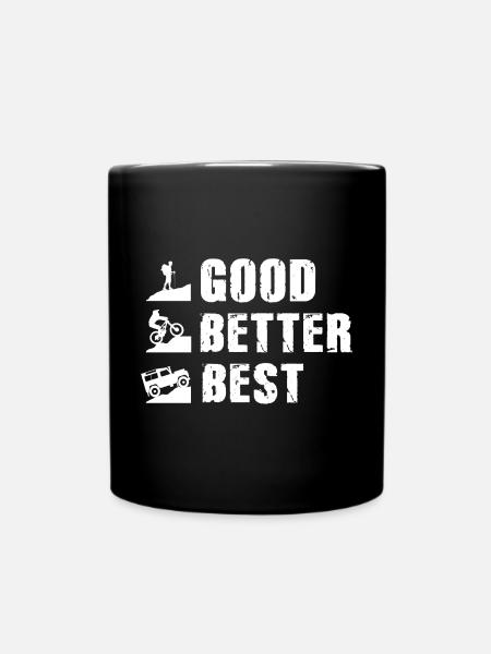 defender good better best - Tasse einfarbig - Schwarz