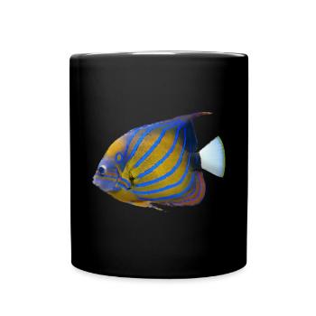 fish tropical - Full Colour Mug - black - Front