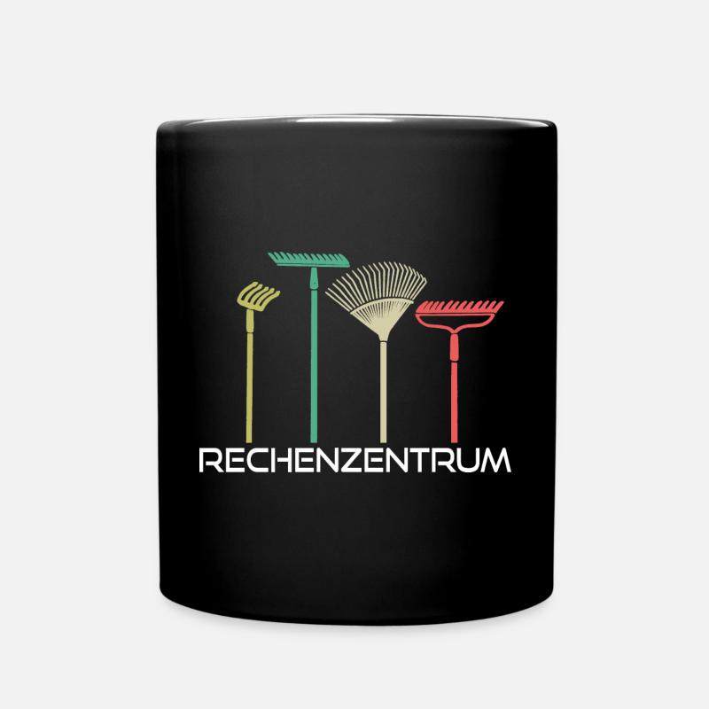Rechenzentrum lustig für Gärtner und Informatiker - Tasse einfarbig - Schwarz