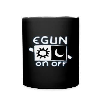 Egun On Egun Off - Mug uni - noir - Devant