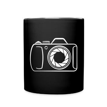 Caméra Icon Logo pour les photographes personnalisable - Mug uni - noir - Devant