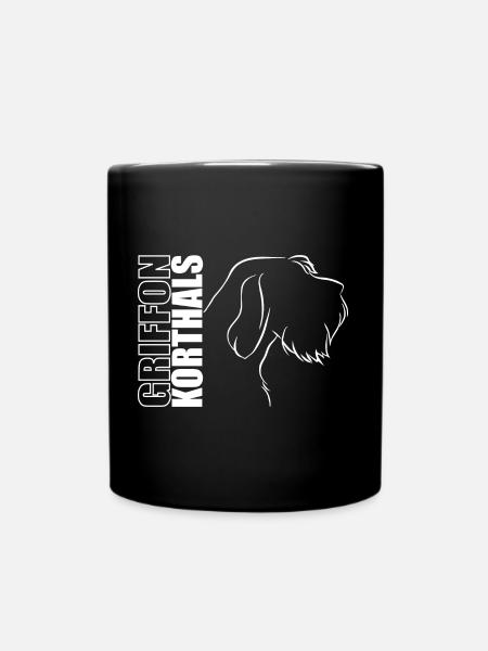 GRIFFON KORTHALS chien chiens chien de chasse Wilsigns - Mug uni - noir