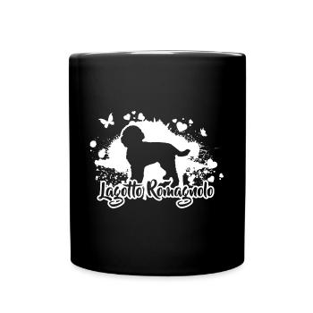 LAGOTTO ROMAGNOLO Hunde Hund Wilsigns - Tasse einfarbig - Schwarz - Vorne