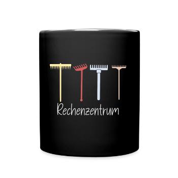 Rechenzentrum Garten Natur - Tasse einfarbig - Schwarz - Vorne