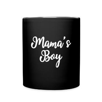 Mama's Boy - Full Colour Mug - black - Front