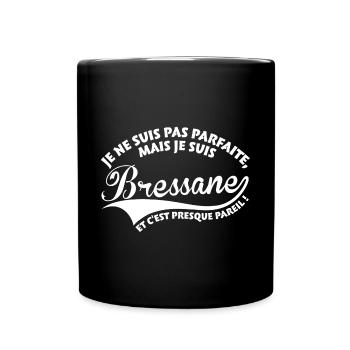 Parfaite Bressane - Mug uni - noir - Devant