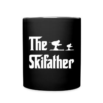 The Skifather Papa Winter Sports Ski - Full Colour Mug - black - Front