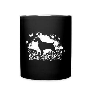 BRITTANY SPANIEL Chiens Chien Wilsigns Chiens de chasse - Mug uni - noir - Devant