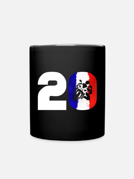 Moto numéro 20 France Moto Motorsport - Mug uni - noir