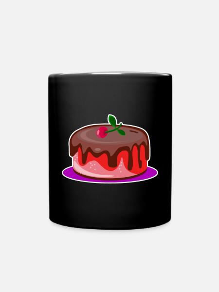 Gâteau gâteau - Mug uni - noir