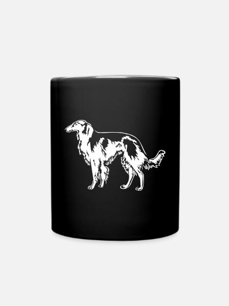 Barsoi "Black Edition" - Tasse einfarbig - Schwarz