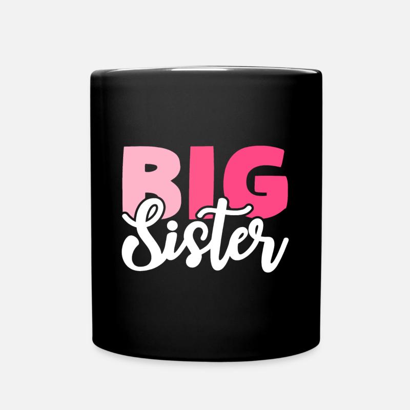 BIG SISTER - Tasse einfarbig - Schwarz