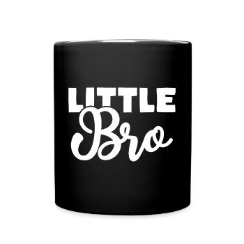 Little Bro - Tasse einfarbig - Schwarz - Vorne