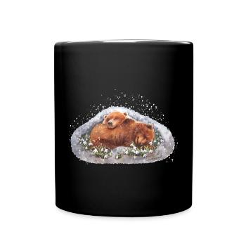 Bears lover shirt | Sweet bears - Full Colour Mug - black - Front