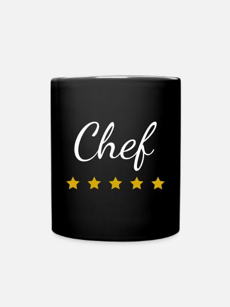 Chef Hôtel 5 étoiles - Mug uni - noir