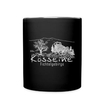 Kösseine Fichtelgebirge Fichtelhills - Full Colour Mug - black - Front