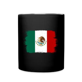 Mexique Drapeau Mexicain Drapeau Mexique Amérique du Sud - Mug uni - noir - Devant
