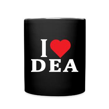 t-shirt J’adore Déesse t-shirt idée cadeau - Mug uni - noir - Devant