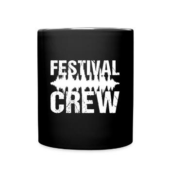 Festival Crew Music Festival Party - Full Colour Mug - black - Front