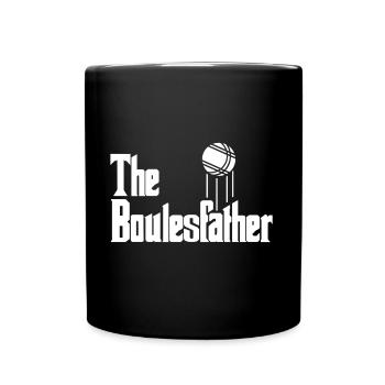 The Boulesfather Boule Boccia Petanque - Tasse einfarbig - Schwarz - Vorne