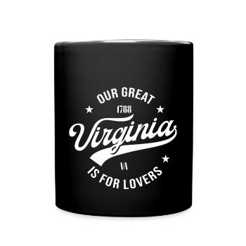 Virginia - Full Colour Mug - black - Front