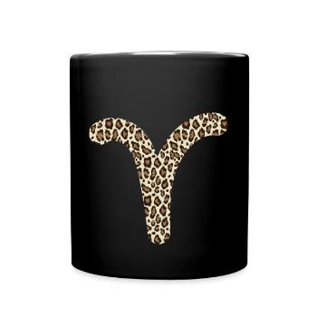 Zodiac sign Aries - Full Colour Mug - black - Front
