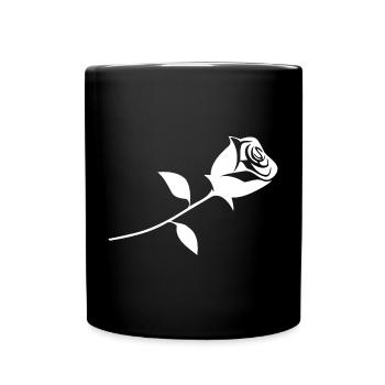 A rose - Full Colour Mug - black - Front