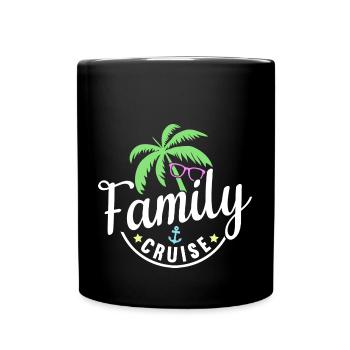 Family Cruise - Full Colour Mug - black - Front