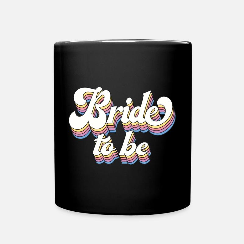 Bride To Be Future Mme Bridal Shower Cadeau de mariage - Mug uni - noir