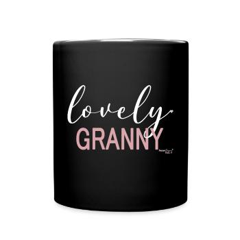 lovely GRANNY - Full Colour Mug - black - Front