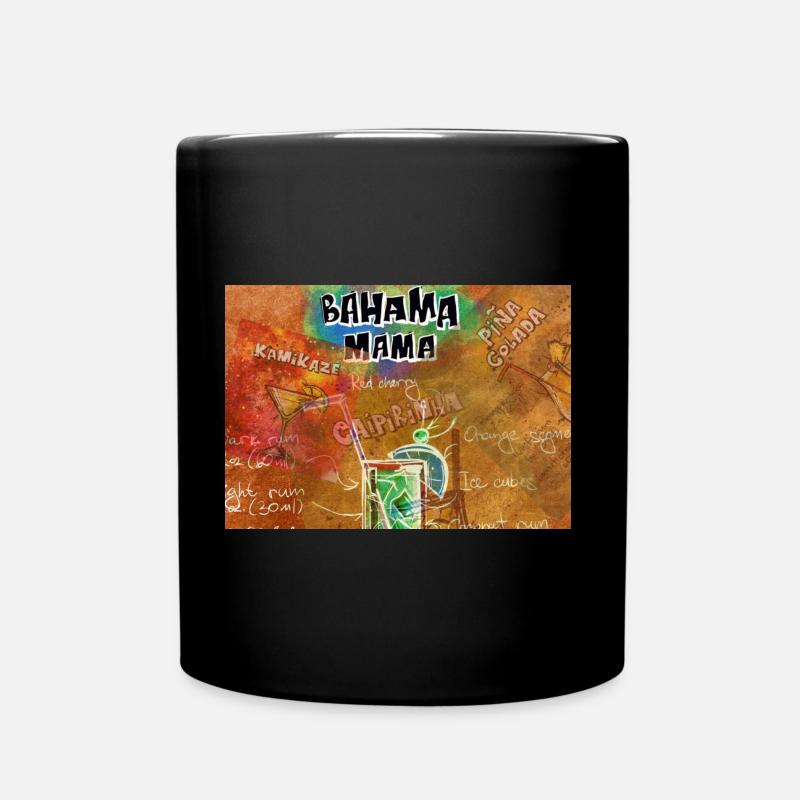 Lass uns feiern und trinken - Tasse einfarbig - Schwarz