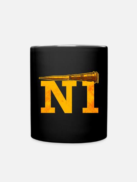 N1 Rakete Sowjetunion - Tasse einfarbig - Schwarz