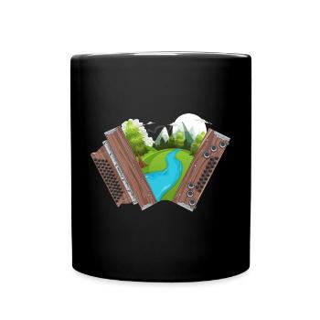 Styrian Harmonica Home | ZiachON! - Full Colour Mug - black - Front