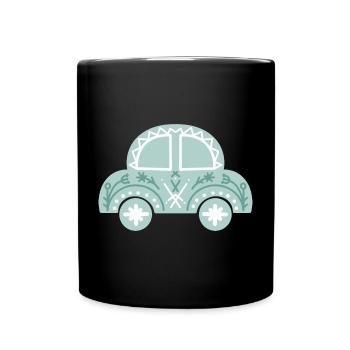 Merry Christmas Auto Pilot T-Shirt - Tasse einfarbig - Schwarz - Vorne