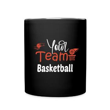 Votre équipe de basketball - Mug uni - noir - Devant